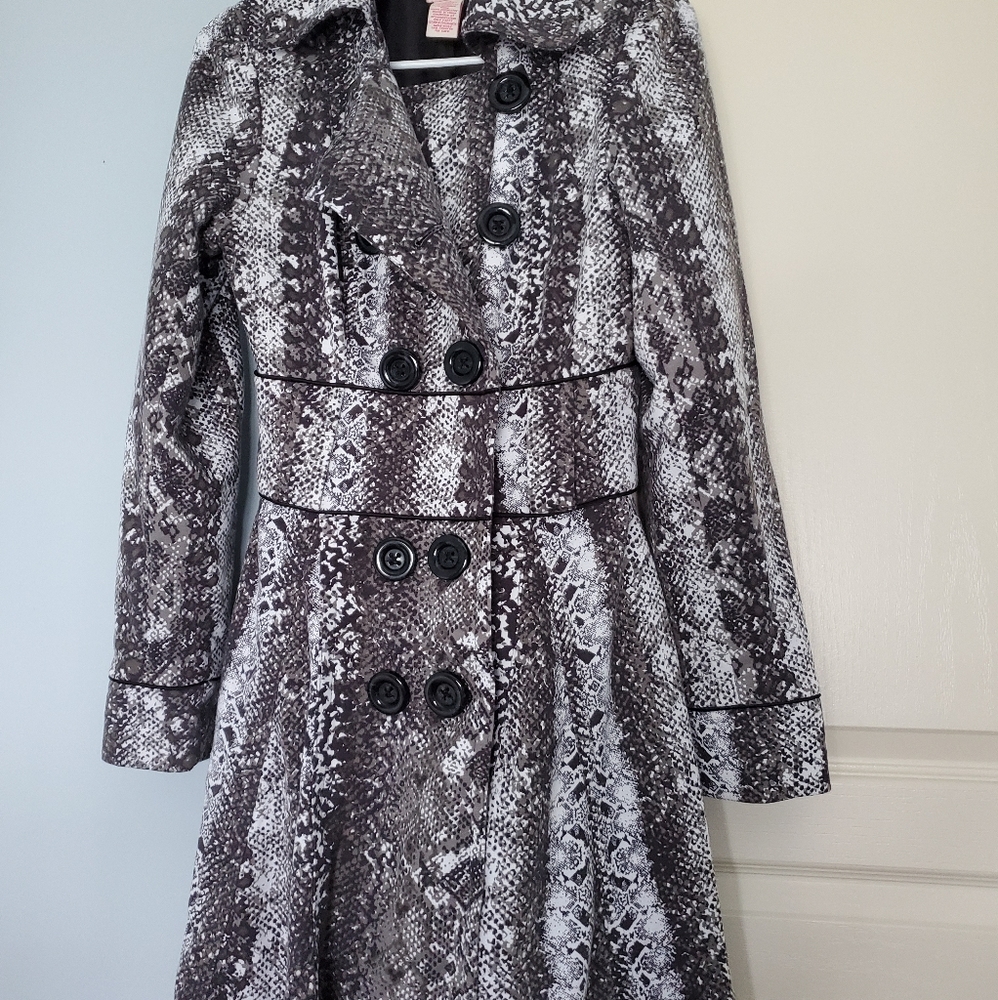 Snake Print Coat